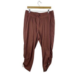 Lululemon Women's 14 Dance Studio Crop Pant Brown Athleisure Yoga